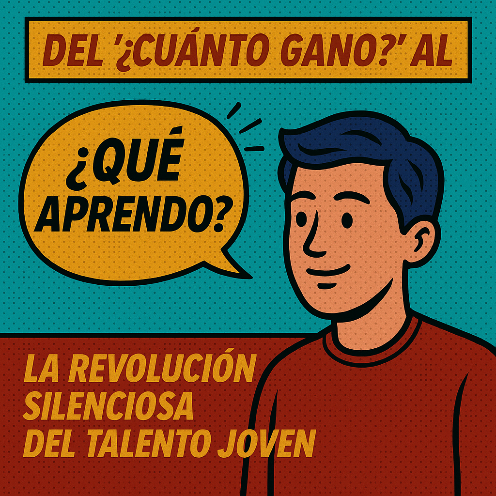 Del “¿cuánto gano” al “¿qué aprendo” La revolución silenciosa del talento joven